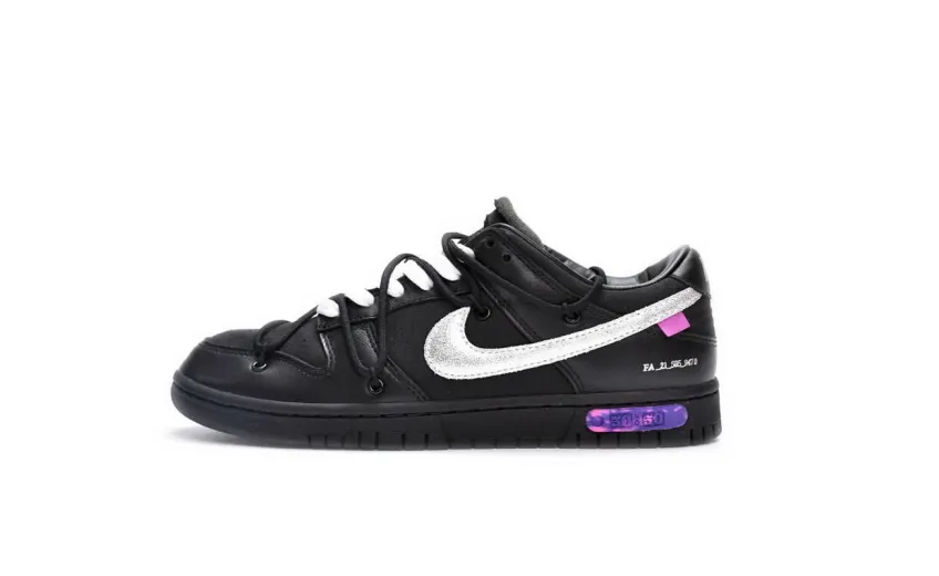 fake dunk off white lot 50
