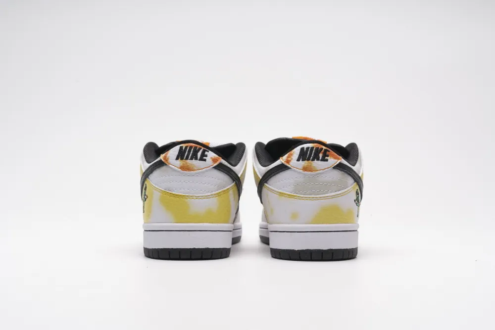 fake dunk low raygun tie dye white
