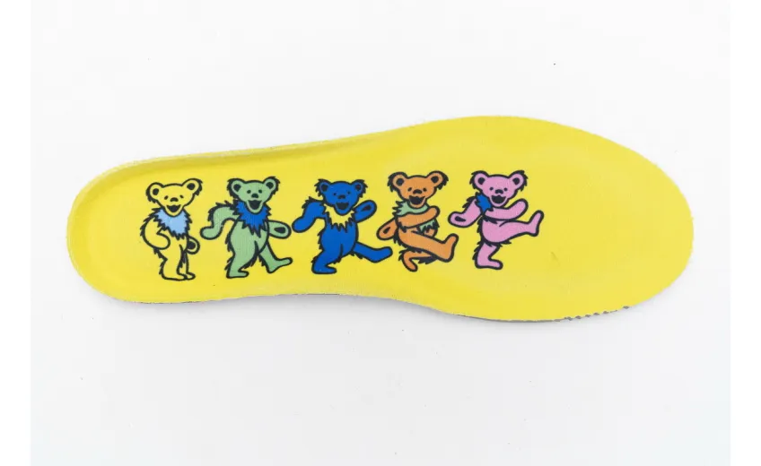 fake yellow grateful dead dunks