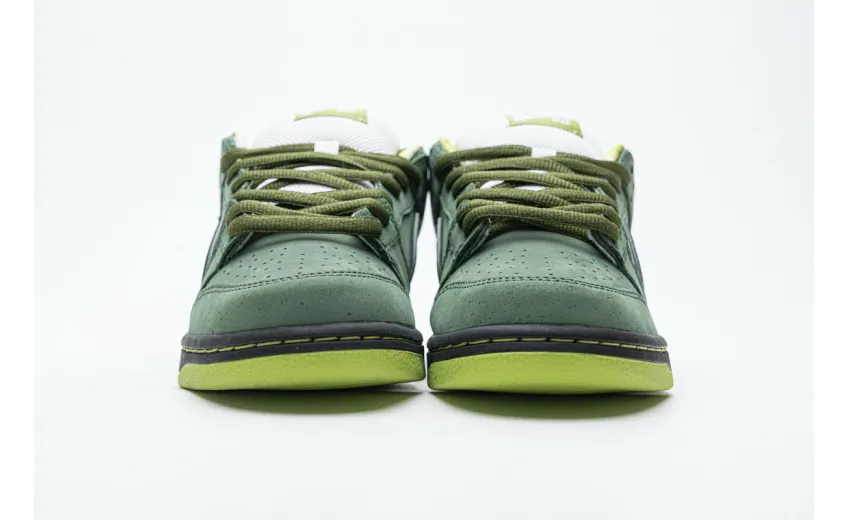 fake dunk low green lobster