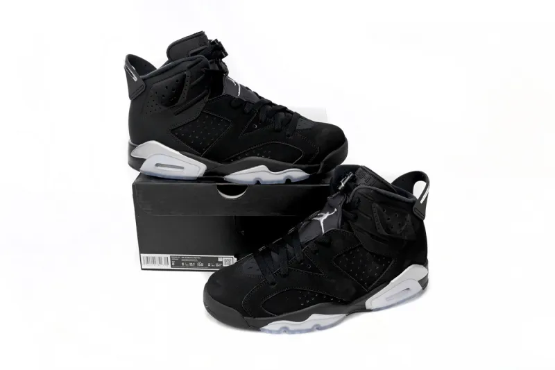 air jordan 6 black chrome reps