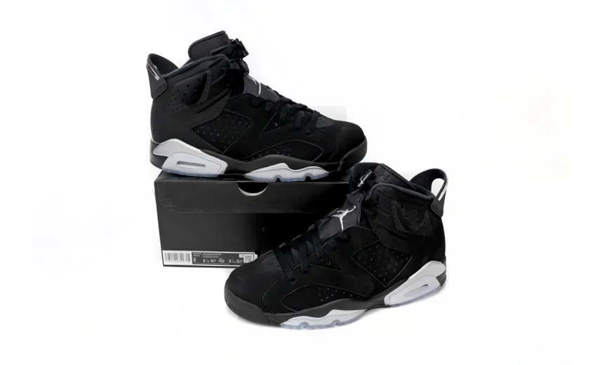 air jordan 6 black chrome reps