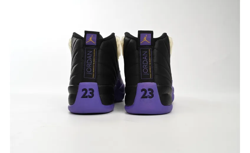 fake field purple jordan 12