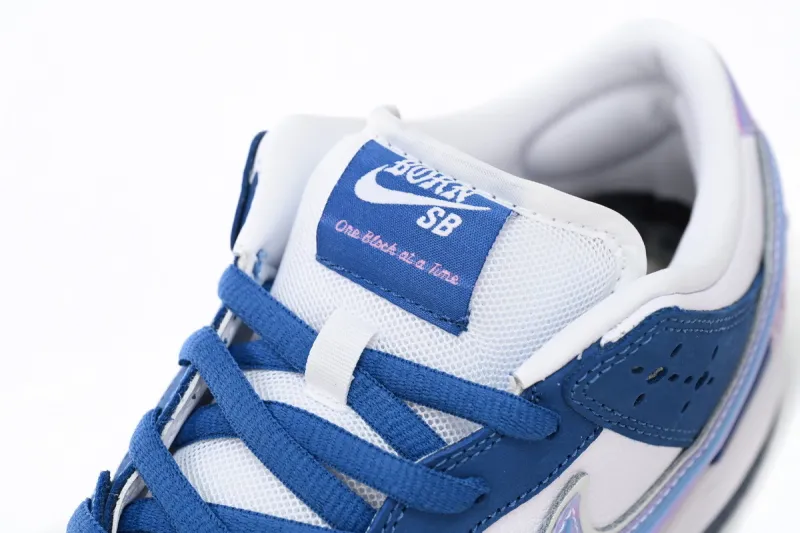 fake dunk low one block at a time