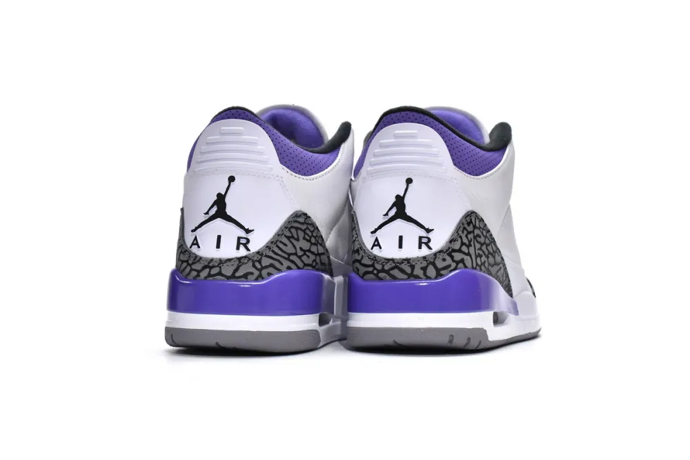 jordan 3 iris purple replica