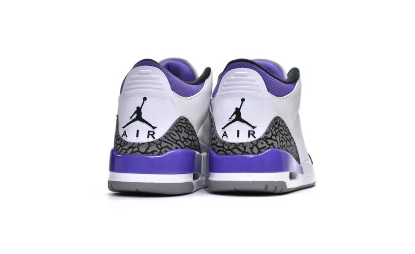 jordan 3 iris purple replica