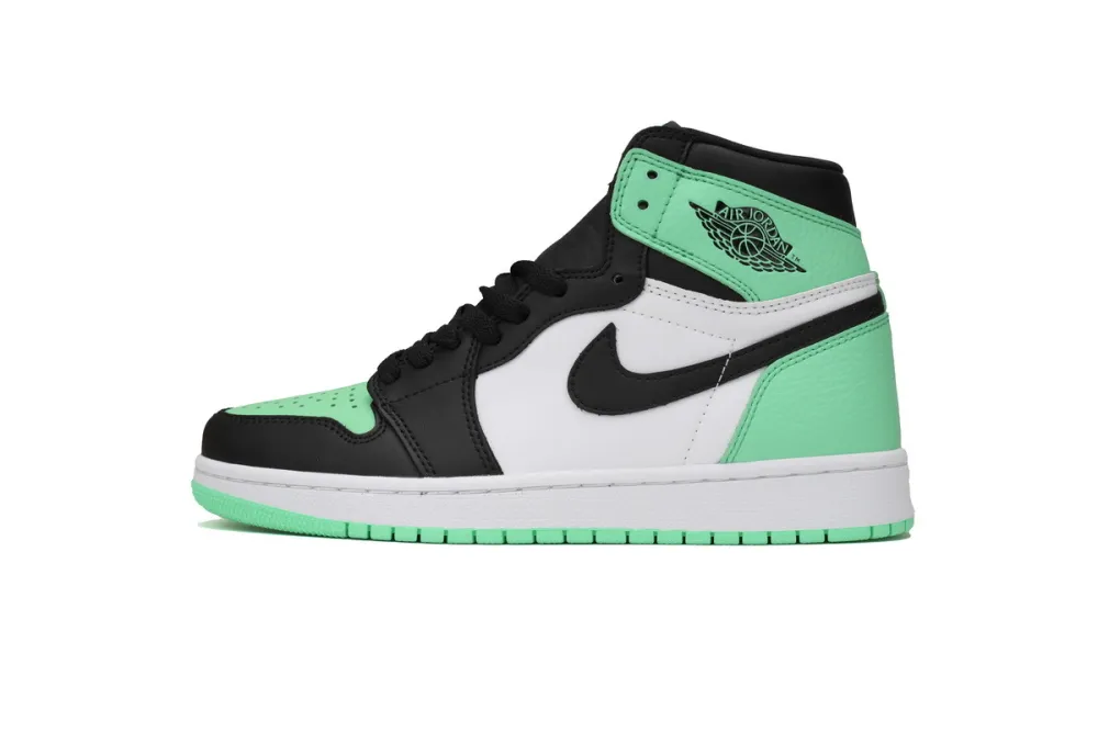 fake jordan 1 high green glow