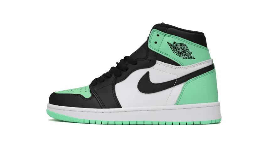 fake jordan 1 high green glow