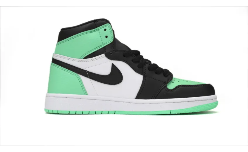 fake jordan 1 retro  green glow