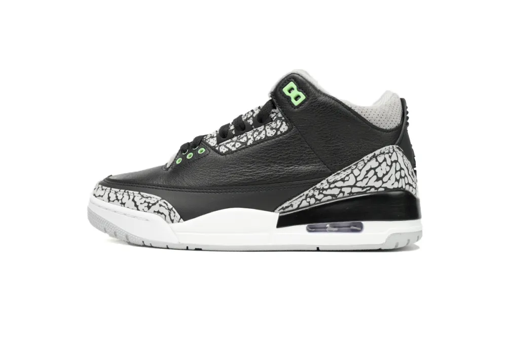 fake jordan 3 green glow