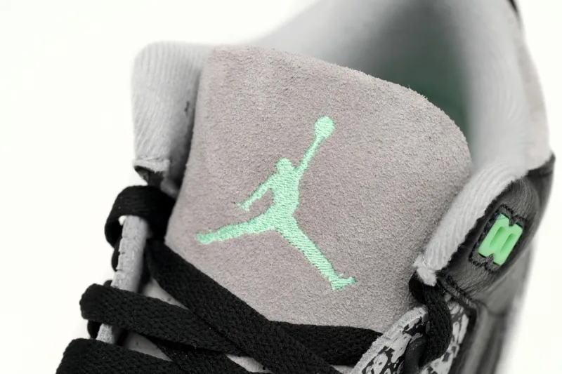green glow golf  jordan 3 reps