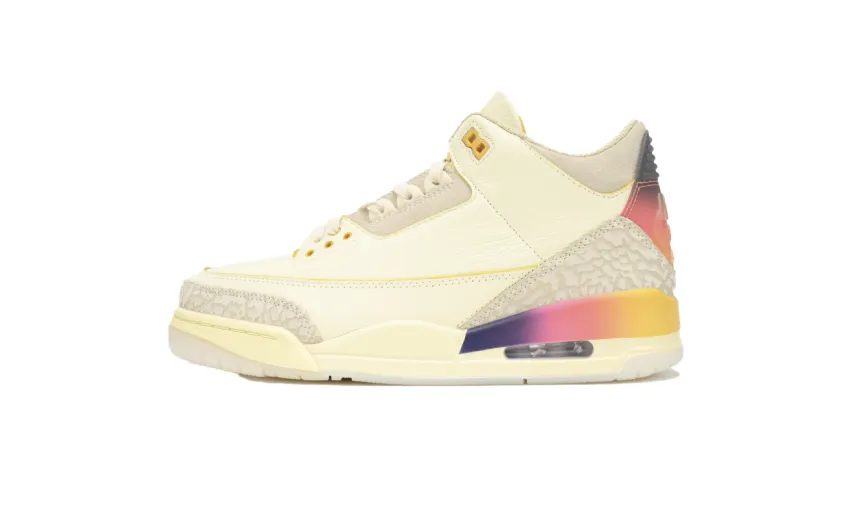 fake jordan 3 sp j balvin medellín sunset