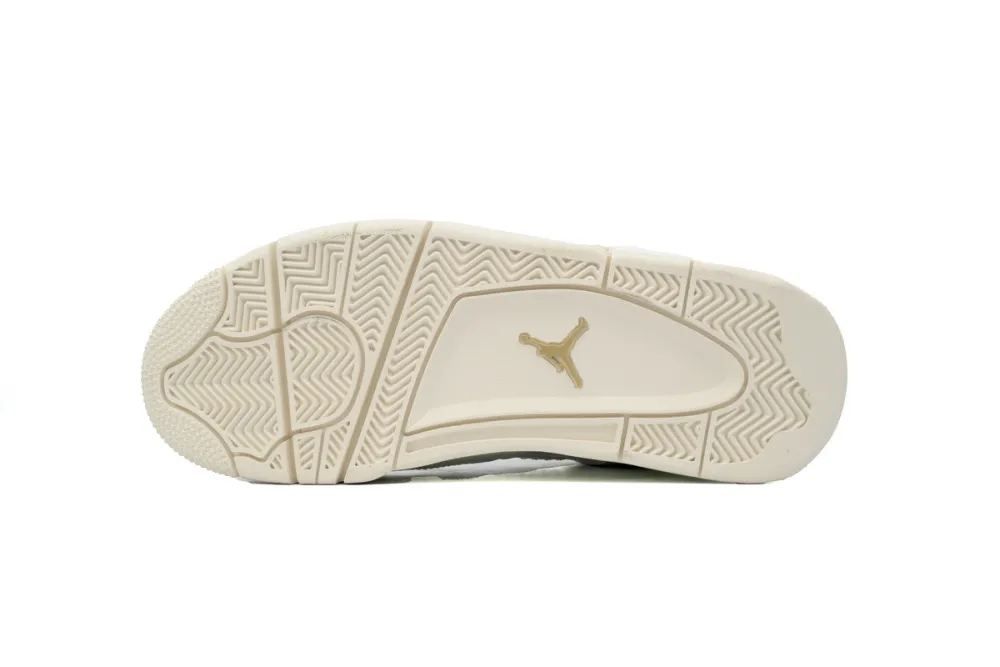 metallic gold jordan 4 replica