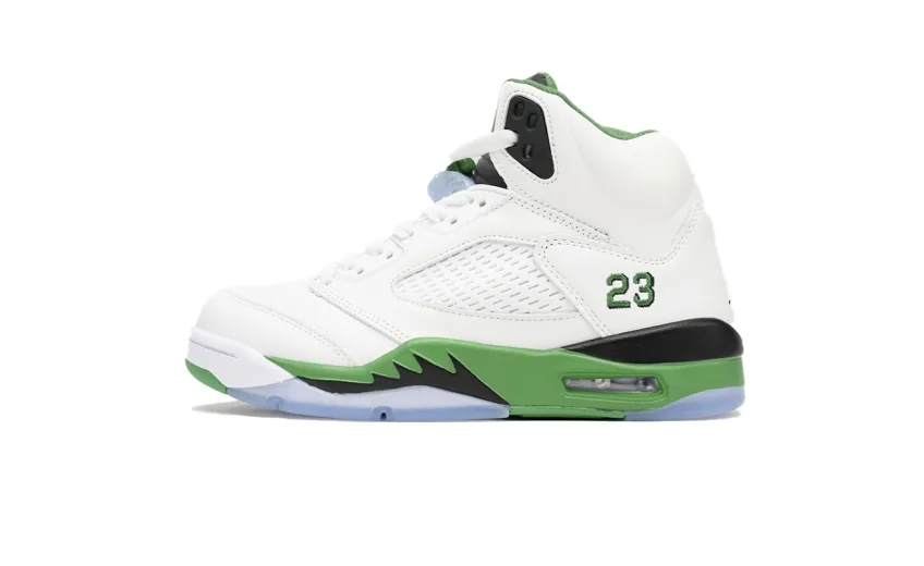 fake jordan 5 lucky green