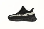 fake yeezy core black white