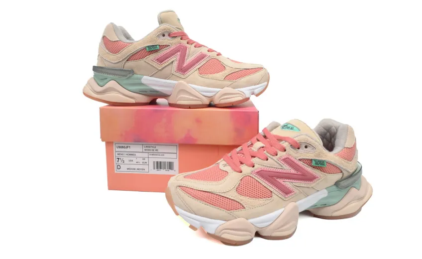 fake 9060 sneaker pink 