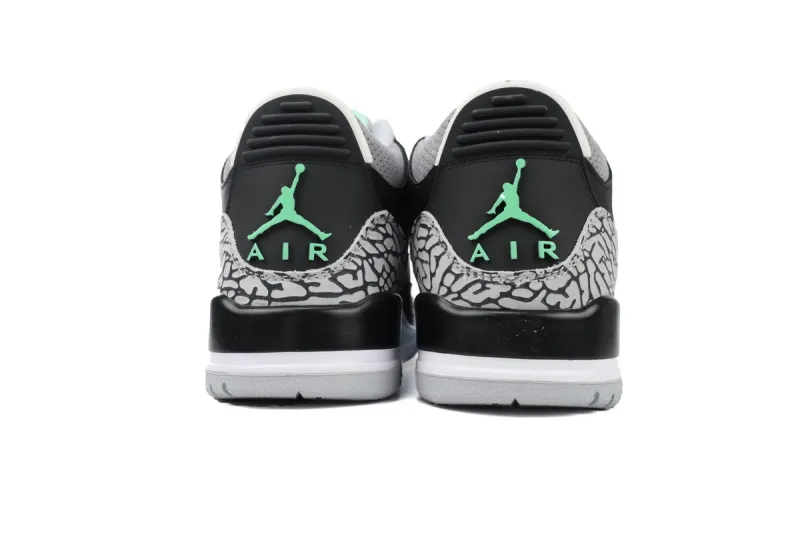 green glow jordan 3 replica