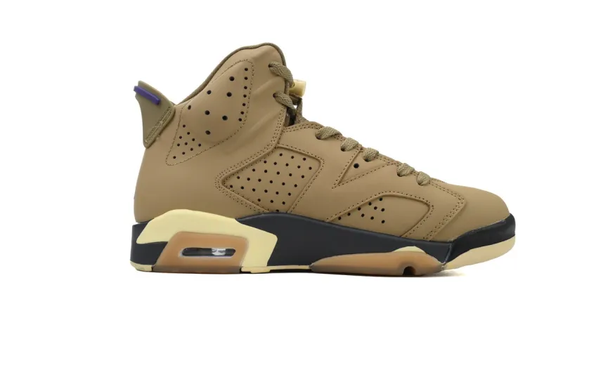 air jordan 6 brown kelp reps