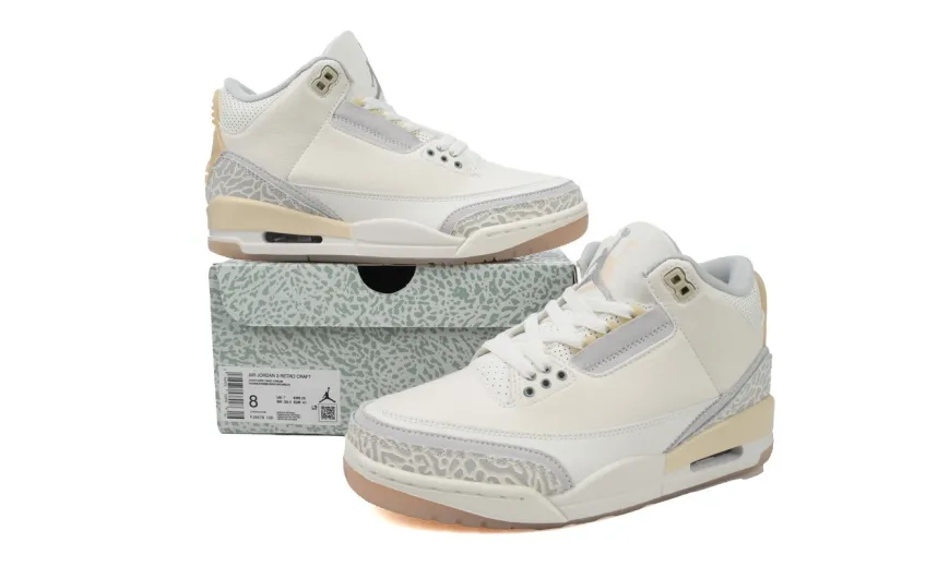 fake jordan 3 craft ivory