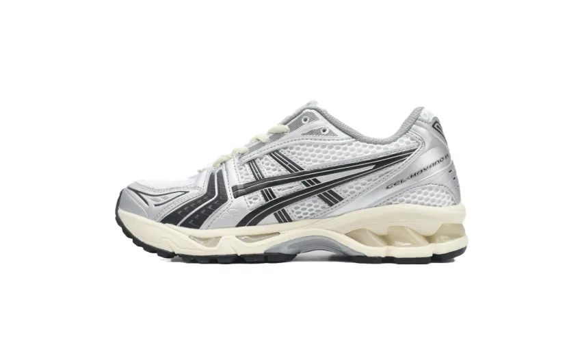 asics gel kayano 14 silver black reps