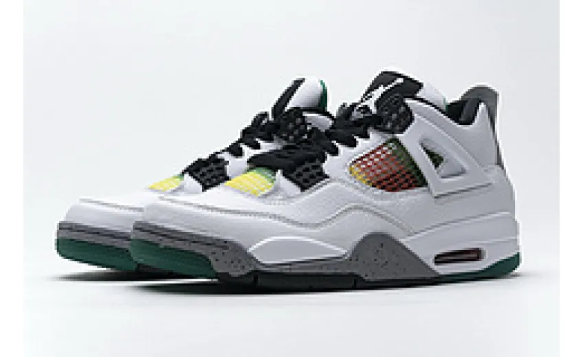 fake jordan 4 retro lucid green rasta