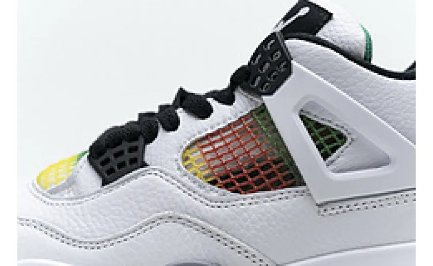 jordan 4 green rasta reps