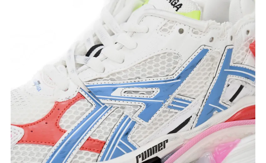 Balenciaga Runner White Red Blue Pink 677403W3RB69645
