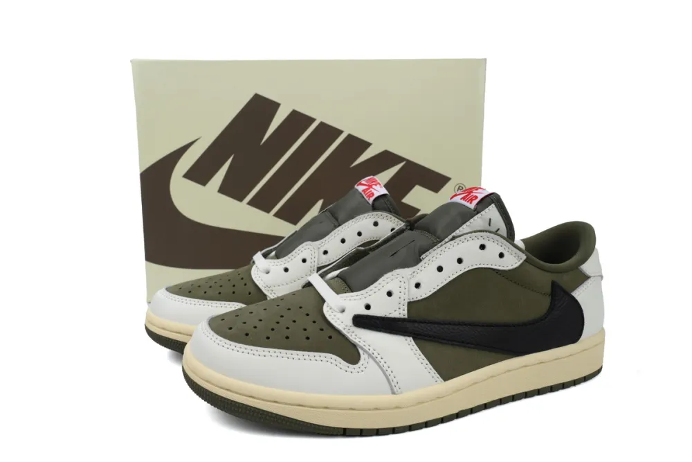 Travis Scott x Air Jordan 1 Low Olive DM7866-200