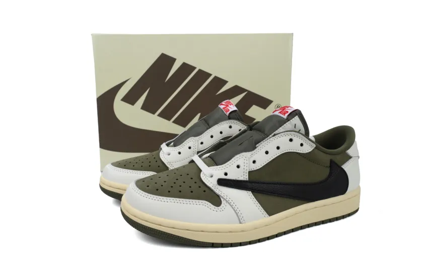 Travis Scott x Air Jordan 1 Low Olive DM7866-200