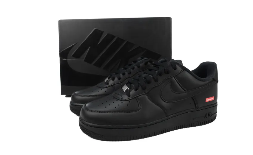 Nike Air Force 1 Low Supreme Black CU9225-001