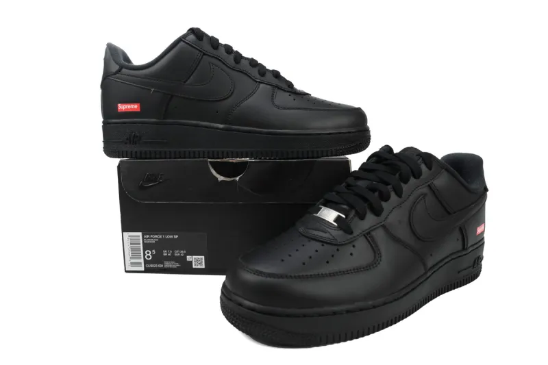 Nike Air Force 1 Low Supreme Black CU9225-001