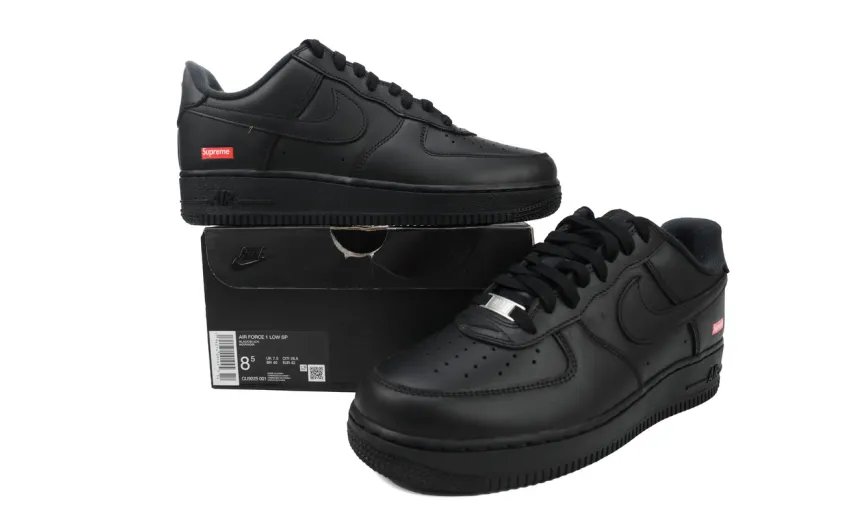 Nike Air Force 1 Low Supreme Black CU9225-001