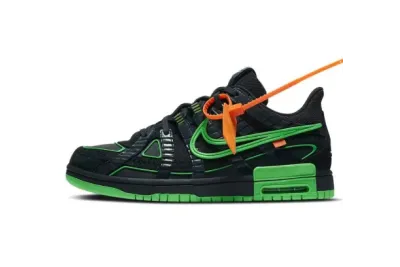 Nike Air Rubber Dunk Off-White Green Strike CU6015-001 01