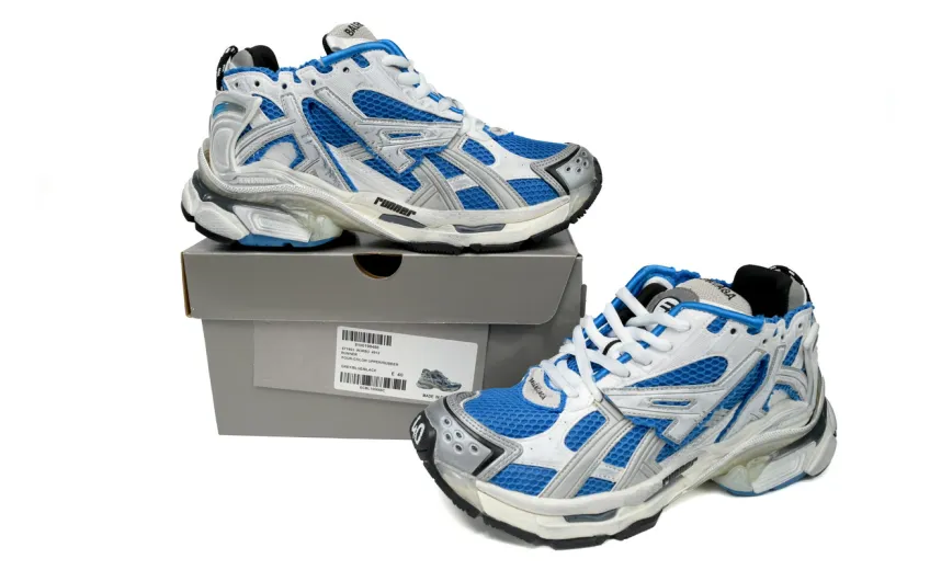 Balenciaga Runner Blue White 677403W3RB34912