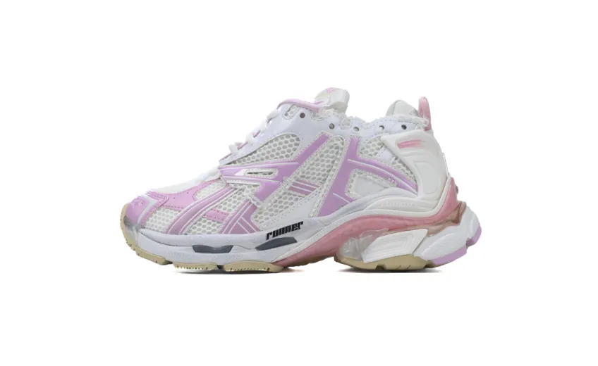Balenciaga Runner Pink White  677402W3RB39059
