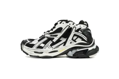 Balenciaga Runner White Black White   677403W3RB29010 01