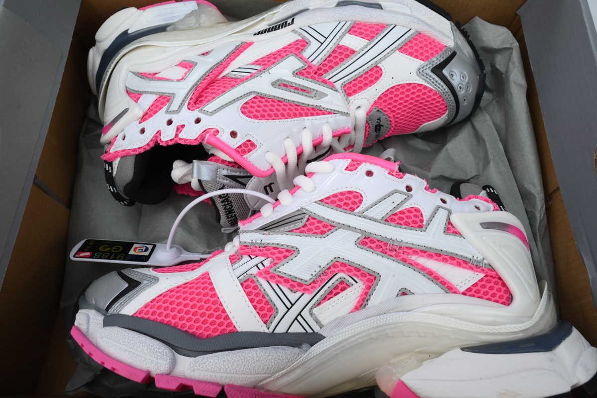 Balenciaga Runner White Fluo Pink  677402 W3RBN 9155