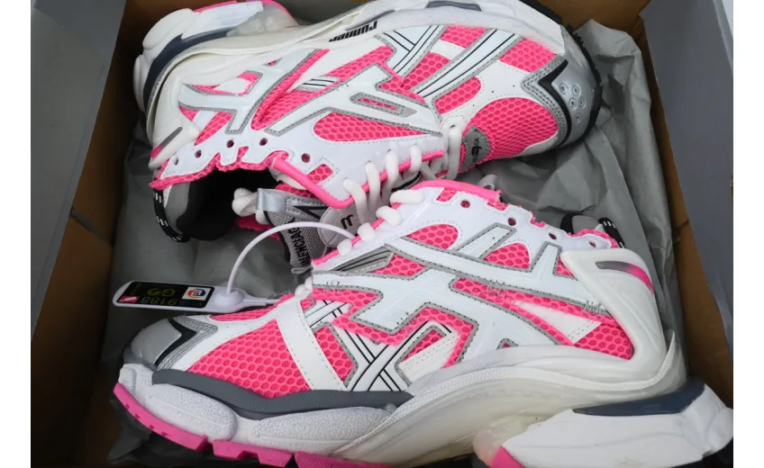 Balenciaga Runner White Fluo Pink  677402 W3RBN 9155