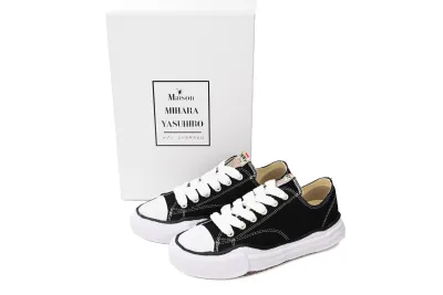 Maison Mihara Yasuhiro Peterson OG Sole Canvas Low Black A01FW702 02