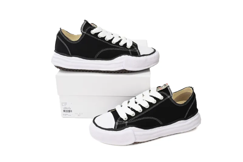 Maison Mihara Yasuhiro Peterson OG Sole Canvas Low Black A01FW702