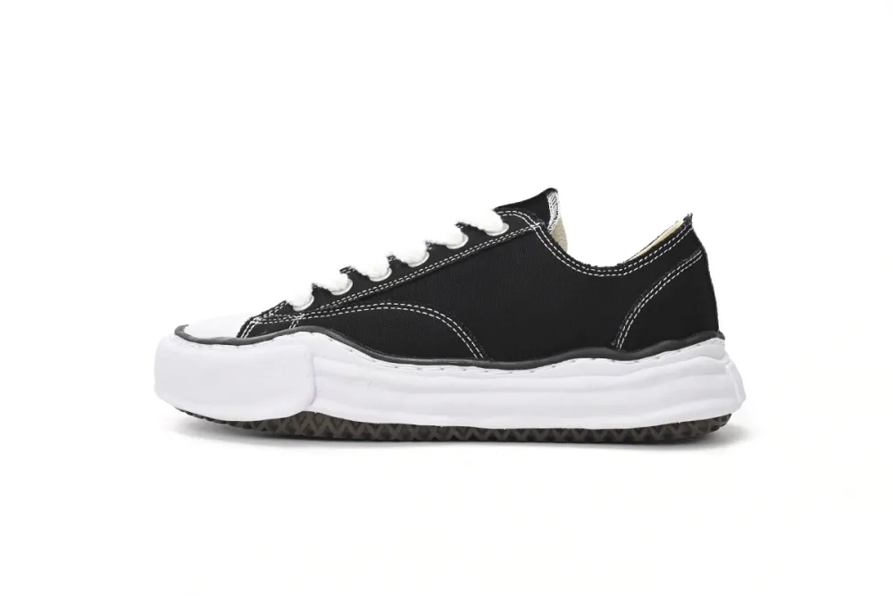 Maison Mihara Yasuhiro Peterson OG Sole Canvas Low Black A01FW702