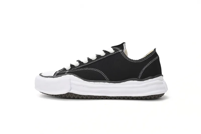 Maison Mihara Yasuhiro Peterson OG Sole Canvas Low Black A01FW702