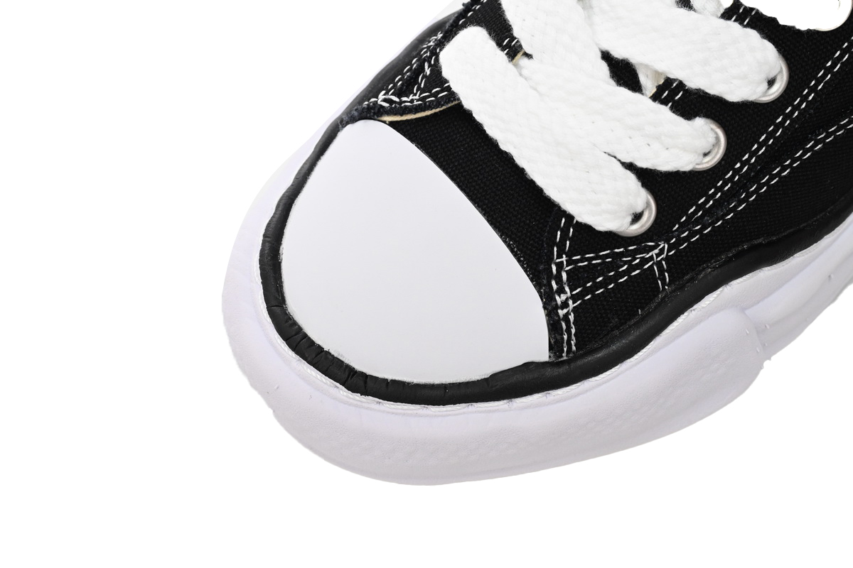 Mihara Yasuhiro Peterson OG Sole Canvas Low Black A01FW702