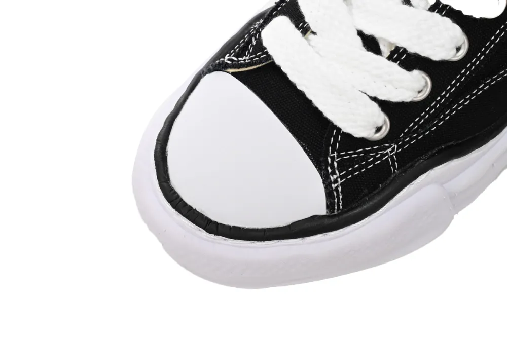 Maison Mihara Yasuhiro Peterson OG Sole Canvas Low Black A01FW702