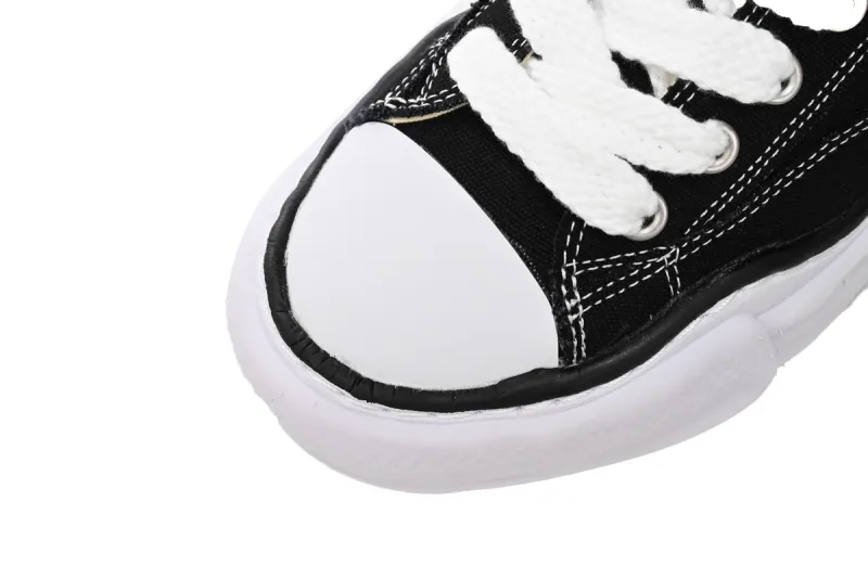 Maison Mihara Yasuhiro Peterson OG Sole Canvas Low Black A01FW702