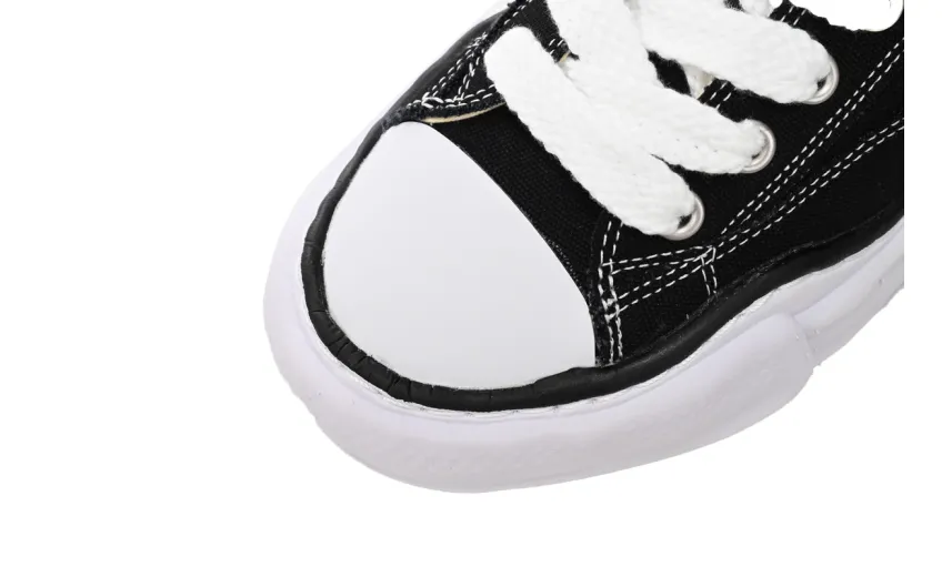 Maison Mihara Yasuhiro Peterson OG Sole Canvas Low Black A01FW702