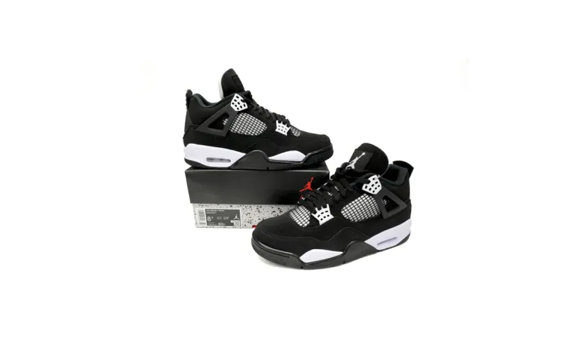 rep Air Jordan 4 Retro White Thunder 