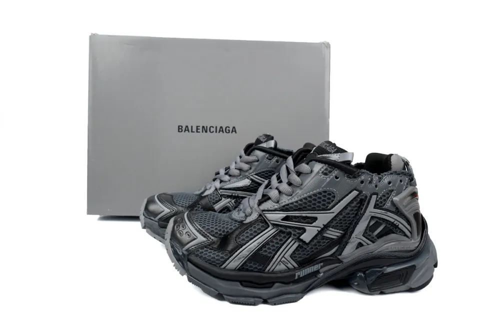 rep Balenciaga Runner Dark Grey Black