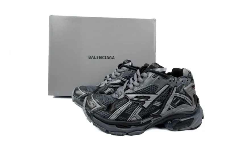 rep Balenciaga Runner Dark Grey Black