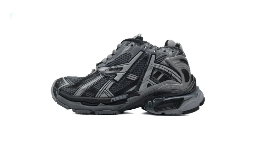 fake Balenciaga Runner Dark Grey Black